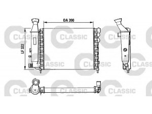 VALEO 383866 radiatorius, variklio aušinimas 
 Aušinimo sistema -> Radiatorius/alyvos aušintuvas -> Radiatorius/dalys
95206579, 96011831