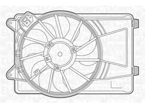 MAGNETI MARELLI 069422455010 ventiliatorius, radiatoriaus 
 Aušinimo sistema -> Oro aušinimas
51761821