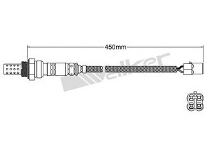 WALKER PRODUCTS 250-23162 lambda jutiklis 
 Variklis -> Variklio elektra
22690 AA370