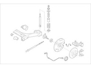 DELPHI VW-01875-R rato pakaba 
 Ašies montavimas/vairavimo mechanizmas/ratai -> Prekių paieška pagal schemą