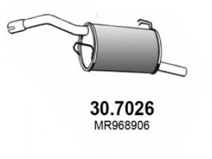 ASSO 30.7026 galinis duslintuvas 
 Išmetimo sistema -> Duslintuvas
MR968906