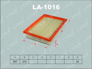 LYNXauto LA-1016 oro filtras 
 Techninės priežiūros dalys -> Techninės priežiūros intervalai
1110661, YM2X9601AA, 7M3 129 620