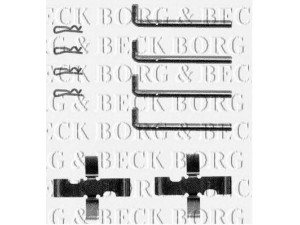 BORG & BECK BBK1003 priedų komplektas, diskinių stabdžių trinkelės 
 Stabdžių sistema -> Diskinis stabdys -> Stabdžių dalys/priedai
