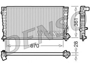 DENSO DRM07030 radiatorius, variklio aušinimas 
 Aušinimo sistema -> Radiatorius/alyvos aušintuvas -> Radiatorius/dalys
133009, 133010, 133023, 133024