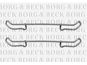 BORG & BECK BBK1045 priedų komplektas, diskinių stabdžių trinkelės 
 Stabdžių sistema -> Diskinis stabdys -> Stabdžių dalys/priedai