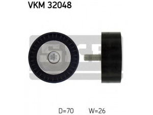 SKF VKM 32048 kreipiantysis skriemulys, V formos rumbuotas diržas 
 Diržinė pavara -> V formos rumbuotas diržas/komplektas -> Laisvasis/kreipiamasis skriemulys
51758383, 51776566, 55193358, 51758383