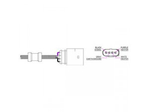 DELPHI ES20178-11B1 lambda jutiklis 
 Išmetimo sistema -> Jutiklis/zondas
022 906 262BG, 022 906 262S, 022 906 265B