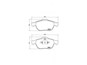 BREMBO P 68 040 stabdžių trinkelių rinkinys, diskinis stabdys 
 Techninės priežiūros dalys -> Papildomas remontas
410600756R, 7701209101, 7701209672