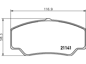 HELLA PAGID 8DB 355 006-151 stabdžių trinkelių rinkinys, diskinis stabdys 
 Techninės priežiūros dalys -> Papildomas remontas
5023486, 6150947, 6150948, 6184245