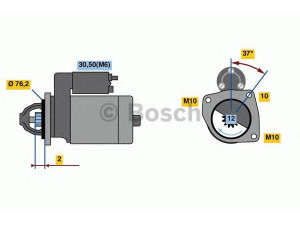 BOSCH 0 001 109 397 starteris 
 Elektros įranga -> Starterio sistema -> Starteris