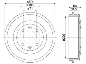 HELLA PAGID 8DT 355 301-231 stabdžių būgnas 
 Stabdžių sistema -> Būgninis stabdys -> Stabdžių būgnas
424724, 91509908, 424724, 91509908