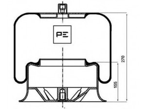 PE Automotive 084.111-71A dėklas, pneumatinė pakaba
942 320 01 17