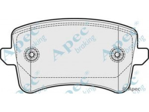 APEC braking PAD1655 stabdžių trinkelių rinkinys, diskinis stabdys 
 Techninės priežiūros dalys -> Papildomas remontas
8K0698451, 8K0698451A, 8K0698451D