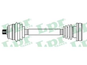 LPR DS14154 kardaninis velenas 
 Ratų pavara -> Kardaninis velenas
8A0501203E, 8A0501203J, 8A0501203JX