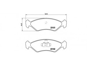 BREMBO P 24 044 stabdžių trinkelių rinkinys, diskinis stabdys 
 Techninės priežiūros dalys -> Papildomas remontas
1010502, 1013843, 1030601, 1042687