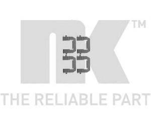 NK 79361776 priedų komplektas, diskinių stabdžių trinkelės 
 Stabdžių sistema -> Diskinis stabdys -> Stabdžių dalys/priedai
