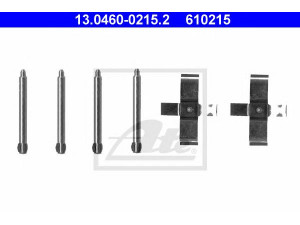 ATE 13.0460-0215.2 priedų komplektas, diskinių stabdžių trinkelės 
 Stabdžių sistema -> Diskinis stabdys -> Stabdžių dalys/priedai