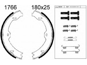 BSF 01766K stabdžių trinkelių komplektas, stovėjimo stabdis 
 Stabdžių sistema -> Rankinis stabdys
2304200312, 2304200320, A2304200320