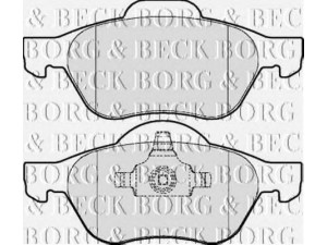 BORG & BECK BBP2015 stabdžių trinkelių rinkinys, diskinis stabdys 
 Techninės priežiūros dalys -> Papildomas remontas
410600012R, 7701 210 127, 7701209100