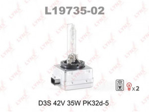 LYNXauto L19735-02 lemputė, prožektorius; lemputė, priekinis žibintas 
 Elektros įranga -> Priekinis žibintas/dalys -> Lemputė, priekinis žibintas
4855951, 31290593, N 107 218 01