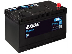 EXIDE _EC904 starterio akumuliatorius; starterio akumuliatorius 
 Elektros įranga -> Akumuliatorius
01579A112K, 01579A112K
