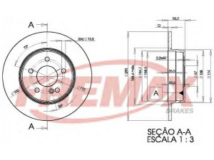 FREMAX BD-3412 stabdžių diskas 
 Stabdžių sistema -> Diskinis stabdys -> Stabdžių diskas
210 423 0312, 210 423 0612