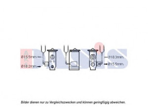 AKS DASIS 840256N išsiplėtimo vožtuvas, oro kondicionavimas 
 Oro kondicionavimas -> Vožtuvai
8851530740