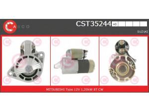 CASCO CST35244AS starteris 
 Elektros įranga -> Starterio sistema -> Starteris
M001T70281, M0T86481, M1T70281