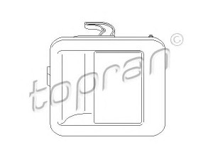 TOPRAN 721 736 durų rankenėlė 
 Užrakinimo sistema -> Rankenėlės
9101 E4, 9101 E4