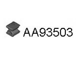 VENEPORTE AA93503 guminė juosta, išmetimo sistema
17565YV010, 9642742880, 1714E3