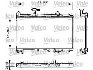 VALEO 734842 radiatorius, variklio aušinimas 
 Aušinimo sistema -> Radiatorius/alyvos aušintuvas -> Radiatorius/dalys
16400-33070, 1640033070