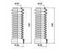 MOOG K150022 gofruotoji membrana, vairavimas 
 Vairavimas -> Gofruotoji membrana/sandarinimai
4J042281, 811419831B, 4J042281