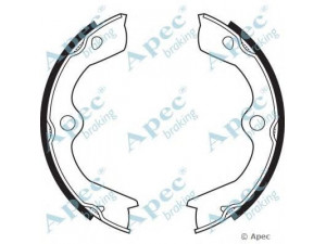 APEC braking SHU662 stabdžių trinkelė 
 Stabdžių sistema -> Būgninis stabdys -> Stabdžių įdėklas/ trinkelė