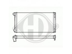 DIEDERICHS 8345404 radiatorius, variklio aušinimas 
 Aušinimo sistema -> Radiatorius/alyvos aušintuvas -> Radiatorius/dalys
46524619, 46546944, 46776301, 46778155