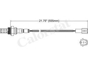 CALORSTAT by Vernet LS110246 lambda jutiklis 
 Variklis -> Variklio elektra
F02Z9F472A, F02Z9F472AA, F02Z9F472B