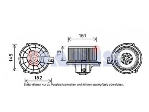 AKS DASIS 518057N vidaus pūtiklis 
 Šildymas / vėdinimas -> Orpūtė/dalys
971144D050