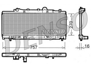 NPS DRM09090 radiatorius, variklio aušinimas 
 Aušinimo sistema -> Radiatorius/alyvos aušintuvas -> Radiatorius/dalys
7760959