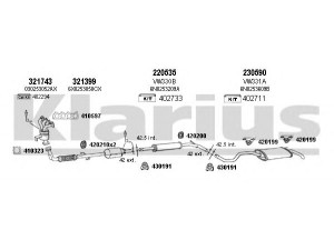 KLARIUS 931285E išmetimo sistema