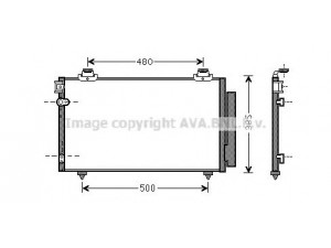 AVA QUALITY COOLING TO5481 kondensatorius, oro kondicionierius