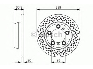 BOSCH 0 986 479 R11 stabdžių diskas 
 Stabdžių sistema -> Diskinis stabdys -> Stabdžių diskas
987 352 401 01