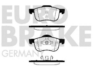 EUROBRAKE 5502224820 stabdžių trinkelių rinkinys, diskinis stabdys 
 Techninės priežiūros dalys -> Papildomas remontas
272401, 2724011, 30648385, 30648386