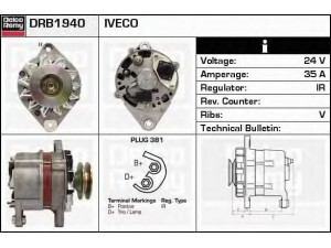 DELCO REMY DRB1940 kintamosios srovės generatorius 
 Elektros įranga -> Kint. sr. generatorius/dalys -> Kintamosios srovės generatorius
2995048, 2995050, 2995052, 98417133