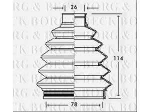 BORG & BECK BCB2347 gofruotoji membrana, kardaninis velenas 
 Ratų pavara -> Gofruotoji membrana
1J0498203, 1K0498203B, 6N0498203