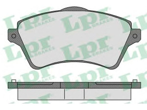 LPR 05P833 stabdžių trinkelių rinkinys, diskinis stabdys 
 Techninės priežiūros dalys -> Papildomas remontas
SFP000020, SFP500100