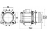 HELLA 1ML 010 820-831 priekinis žibintas