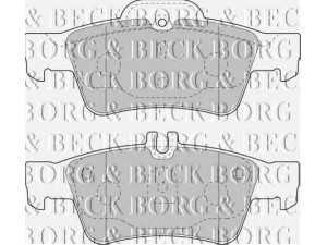 BORG & BECK BBP1798 stabdžių trinkelių rinkinys, diskinis stabdys 
 Techninės priežiūros dalys -> Papildomas remontas
0004230230, 0034205120, 0044204420