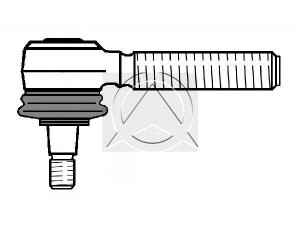 SIDEM 20033 skersinės vairo trauklės galas
343 5788, 4121 8482, 4204 2912