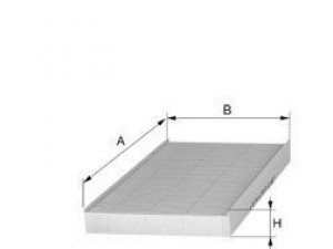 UNIFLUX FILTERS XCK11 filtras, salono oras 
 Techninės priežiūros dalys -> Techninės priežiūros intervalai
4A0 819 430 A, 4B0 819 439, 4B0 819 439 A