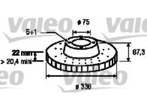 VALEO 197175 stabdžių diskas 
 Dviratė transporto priemonės -> Stabdžių sistema -> Stabdžių diskai / priedai
34 21 6 764 655, 34 21 6 855 004