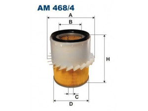 FILTRON AM468/4 oro filtras 
 Techninės priežiūros dalys -> Techninės priežiūros intervalai
MD620563, MR239466, MR323949, MZ311786